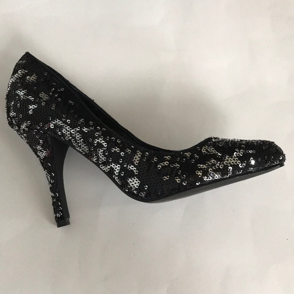 White House Black Market Athena Sequin Heels - Picture 8 of 8